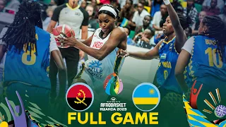 Angola v Rwanda | Full Basketball Game | FIBA Women's AfroBasket 2023