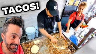 INSANE Street Tacos - Mexican Street Food - Would YOU Eat This?!!!