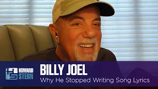 Why Billy Joel Quit Writing Song Lyrics