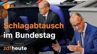 Rede-Duell Merz vs. Scholz: Die Generaldebatte im Bundestag um Haushalt und Ukraine-Krieg