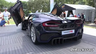 Hennessey Venom F5 Mean idle sound