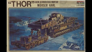 1/72 Hasegawa 60cm German Railway Mortar "THOR" Kit# 732