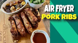 Air Fryer Pork Ribs | Air Fried Pork Spare Ribs |  Gie Cucina #shorts