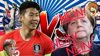 Korean &Mexican fans reaction to Germany defeat¦ Fan reaction ¦Germany vs South Korea 0-2¦ World cup