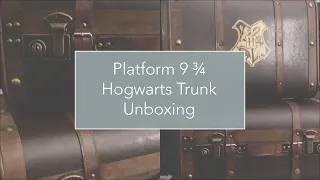 Platform 9 ¾ Personalized Hogwarts Trunk Unboxing
