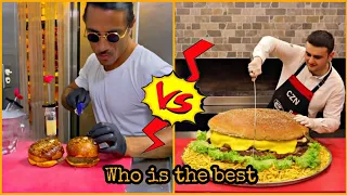 salt bae burger vs burak burger Who is the best in the hamburger ?