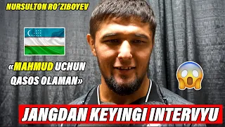 NURSULTON JANGDAN KEYINGI INTERVYU: MAHMUD UCHUN QASOS OLAMAN! O'ZBEKCHA