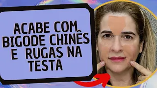 Tape pra tratar bigode chinês e rugas na testa.