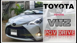 Toyota Vitz 2019 POV test Drive | Goprohero9 4K | Srilanka 2022