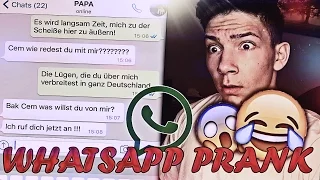 WHATSAPP PRANK an TÜRKISCHEN VATER (ENDET KRASS BÖSE)😳