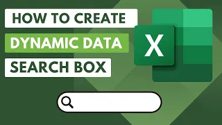 How to create a Dynamic Data Search Box in Excel?