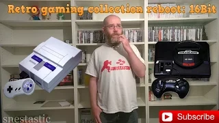 Retro Gaming Collection Reboot: 16Bit Consoles & Games