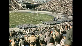 Lafayette Vs Lehigh 1950s (Lafayette colors are maroon and gray)