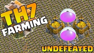 Clash Of Clans - BEST TH7 Town Hall 7 FARMING BASE | CoC TH7 Anti Everything