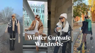 WINTER CAPSULE WARDROBE ESSENTIALS 2023 | BASICS YOU NEED