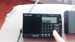 132.430 MHz AIR BAND an interesting test // RETEKESS TR608 & XHDATA D-808 Radios