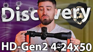 Оптический прицел Discovery HD Gen2 4-24x50SFIR FFP IR-MIL (34 мм, оригинал, Zero Stop) видео