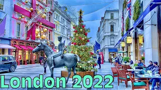 London 2022 | London Mayfair Walk 2022 | London Winter Walk 2022 | London HDR 4K