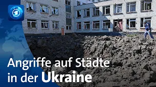 Krieg in der Ukraine: Russland greift mehrere große Städte an