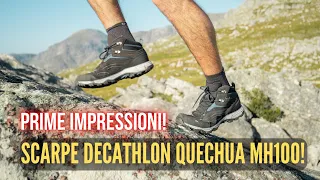 Scarpe Decathlon Quechua MH100 - Prime impressioni!
