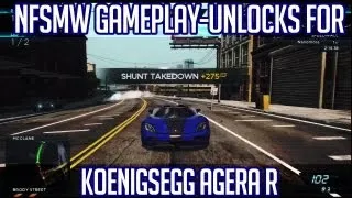 NFSMW - Koenigsegg Agera R [Gameplay - Unlocks]