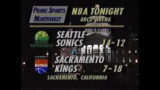 Seattle Supersonics at Sacramento Kings - 12/26/1991