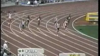 Quincy Watts 400m Final, 43.50 - 1992 Barcelona Olympics