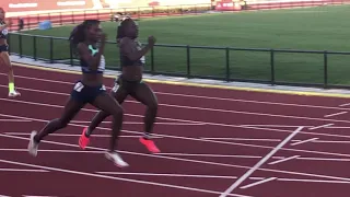 Women's 400m: 2021 Olympic Trials Semi-Final Heat 2: Quanera Hayes, Wadeline Jonathas, K. Whitney