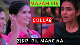 😍🤩Madam sir Collab Ziddi Dil mane na ll Santosh Sharma vs Sanjana Dubey #santoshsharma #sanjanadubey