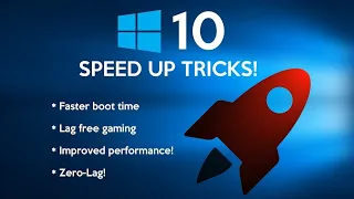 How to Speed Up Your Windows 10 Performance (best settings ever!)