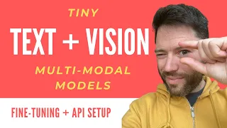 Tiny Text + Vision Models - Fine tuning and API Setup