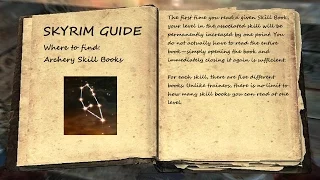 Skyrim Guide - Where to find: All 5 Archery Skill Books (1080p HD)