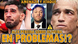 CHARLES OLIVEIRA en TRISTE SITUACIÓN! AMENAZA y ATAQUE de CHANDLER a MCGREGOR | TOPURIA vs O’MALLEY