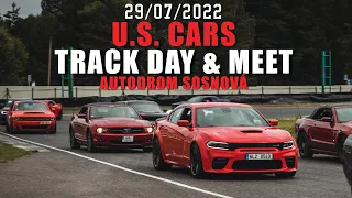 U.S. CARS TRACK DAY & MEET NA AUTODROMU SOSNOVÁ 2022