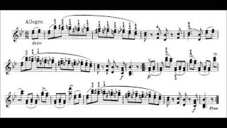 Niccolò Paganini - Caprice for Solo Violin, Op. 1 No. 13 (Sheet Music)