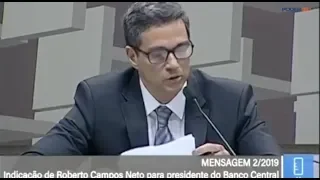 Indicado ao Banco Central, Campos Neto é sabatinado no Senado