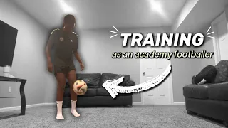 HOW I TRAIN INDIVIDUALLY AS AN ACADEMY FOOTBALLER (RECOVERY SESSION)