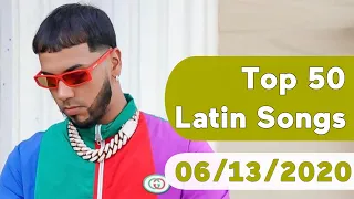 US Top 50 Latin Songs (June 13, 2020)