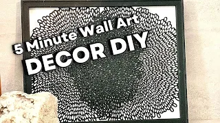 Easy Modern Home Decor Placemat Wall Art DIY