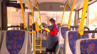 У громадському транспорті Вінниці посилена дезінфекція
