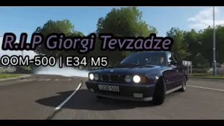 R.I.P Giorgi Tevzadze BMW M5 E34 (forza4)