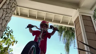 How to ride a bike by a 7 year old