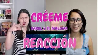 Créeme Karol G ft. Maluma - Reacción