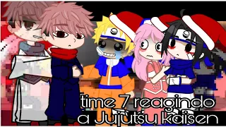 Time 7 reagindo a Jujutsu kaisen (gc) , (biiahsilva BR)