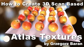 How to create 3D Scan Based Atlas Textures for surface scattering