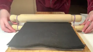 Rolling pin printing press video