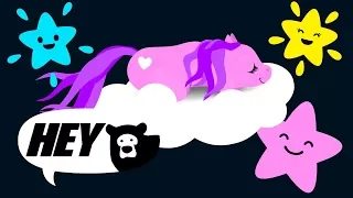Hey Bear Sensory - Sleepy Unicorns -  Relaxing  - Classical Music - Bedtime Video