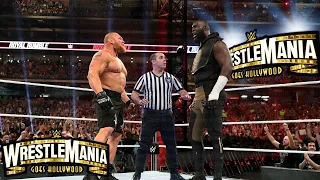 FULL MATCH - Brock Lesnar vs Omos - WWE WRESTLEMANIA GOES HOLLYWOOD 2023