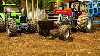 HARD WORK with TRACTORS and MACHINES on the Corleone Farm