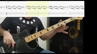 Losfer Words  Iron Maiden Bass Cover Play Along Tabs In Video